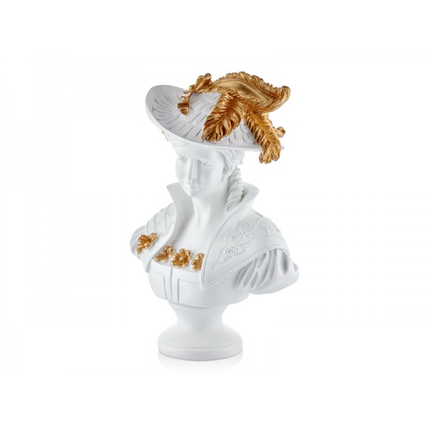 CAMILA KADIN BUST BEYAZ 46X30.5X61 CM