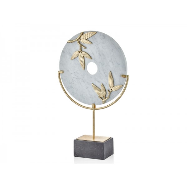 BAMBOO LEAVES CIRCLE BUYUK DEKOR 32,5X9,7X50,5 CM