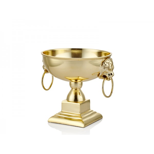 LION BOWL KUCUK GOLD 19X24X20 CM 