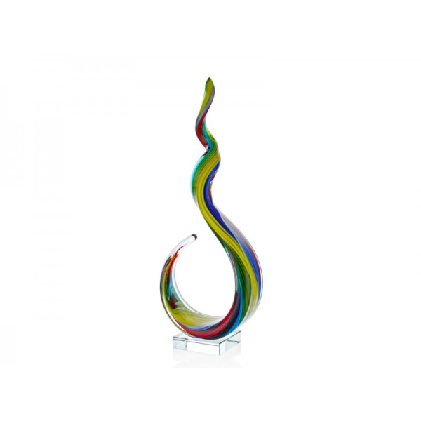 CURVE RAINBOW GLASS DECOR   