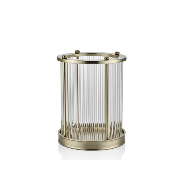 THINNER GLASS GOLD BUYUK HURRICANE 27X27X34 CM