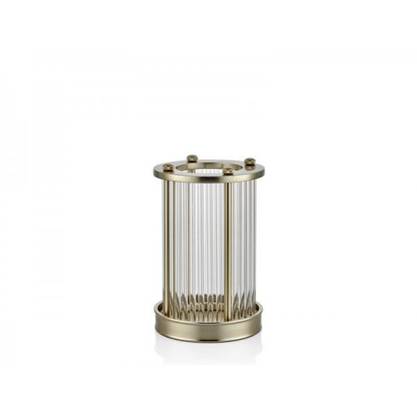 THINNER GLASS GOLD KUCUK HURRICANE 18X18X29 CM 