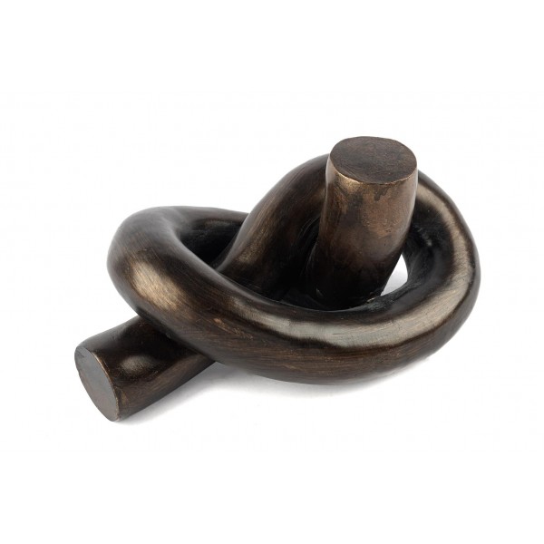 BRONZ DÜĞÜM DEKORATİF RESİN OBJE 38X23X18 CM