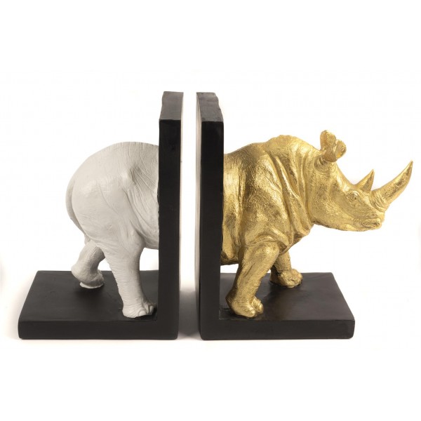GOLD BEYAZ GERGEDAN KITAP TUTUCU 34x10x20 cm