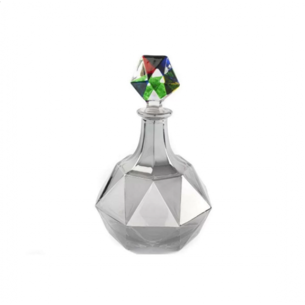 GRI RENKLI CAM SISE 25CM 870 ML