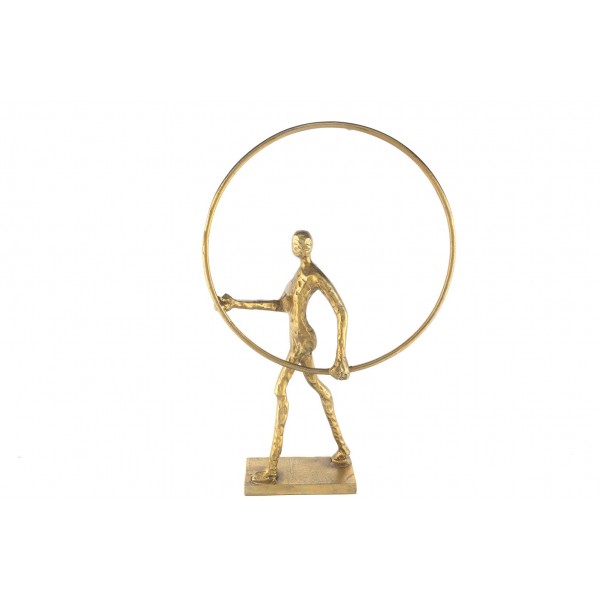 GOLD HALKA ADAM DEKOR OBJE 34x53cm