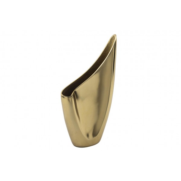 GOLD VAZO 17x5x35cm