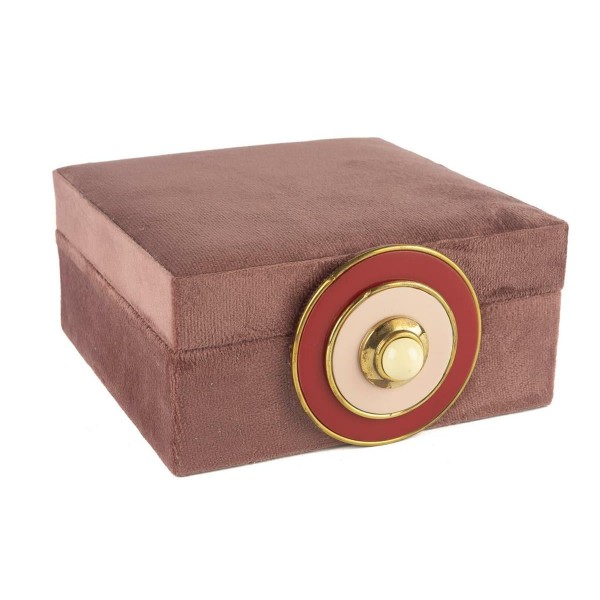 PEMBE GOLD KADı-IFE TAKI KUTUSU 17x17x8cm