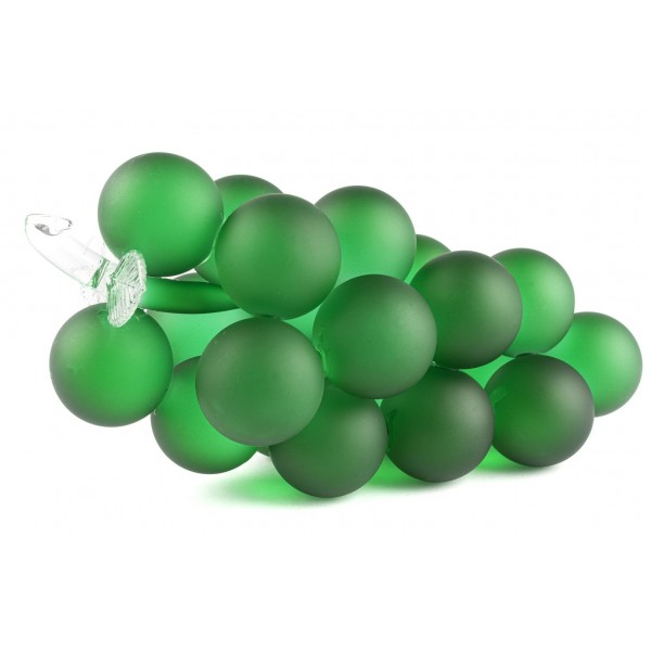 YESIL UZUM CAM DEKOR OBJE 24x11x12cm