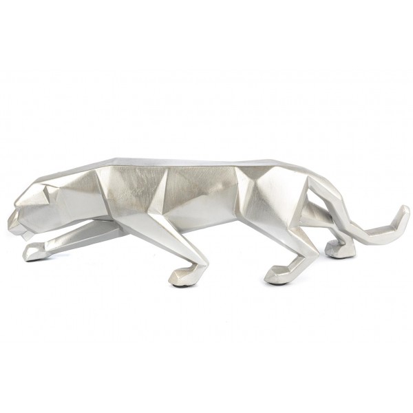 GUMUS LEOPAR RESIN OBJE 48x12x14cm