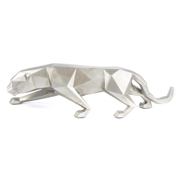 GUMUS LEOPAR RESIN OBJE 35x7x9cm