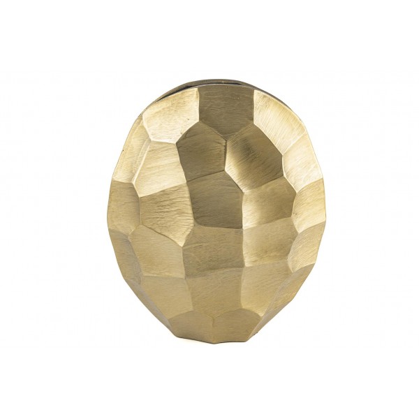 GOLD OVAL VAZO 34x14x42cm