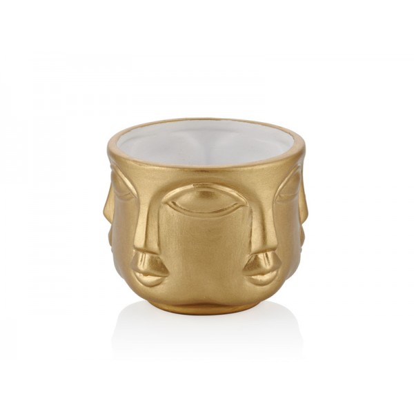 HAVELKA SURATLI GOLD DEKORATIF KUCUK BOY 10X10X7.6 CM