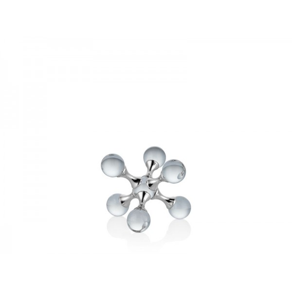 ATOM KUCUK DEKOR SILVER 13X13X13 CM