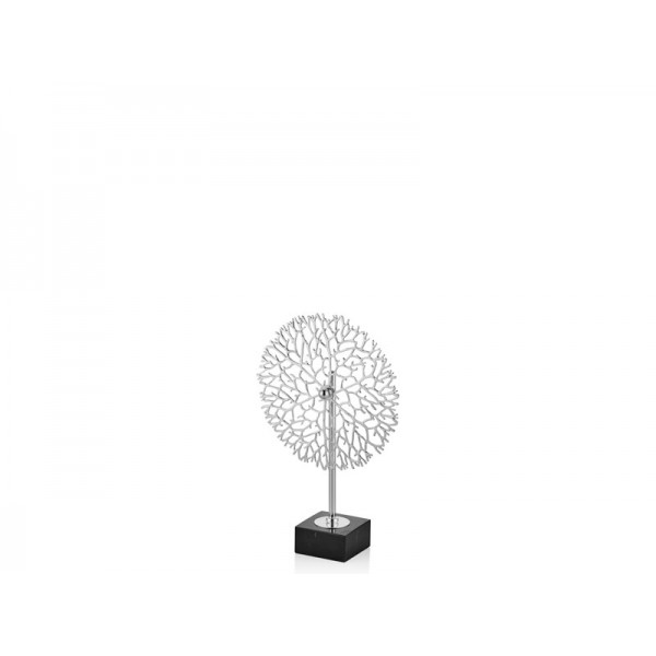 OAK TREE KUCUK DEKOR SILVER 23X8X34 CM