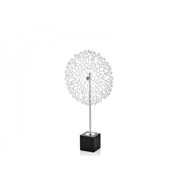 OAK TREE ORTA BOY DEKOR SILVER 29X8X51 CM
