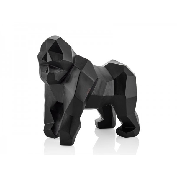 GORILLA DEKOR BLACK 22x13,5x22 CM