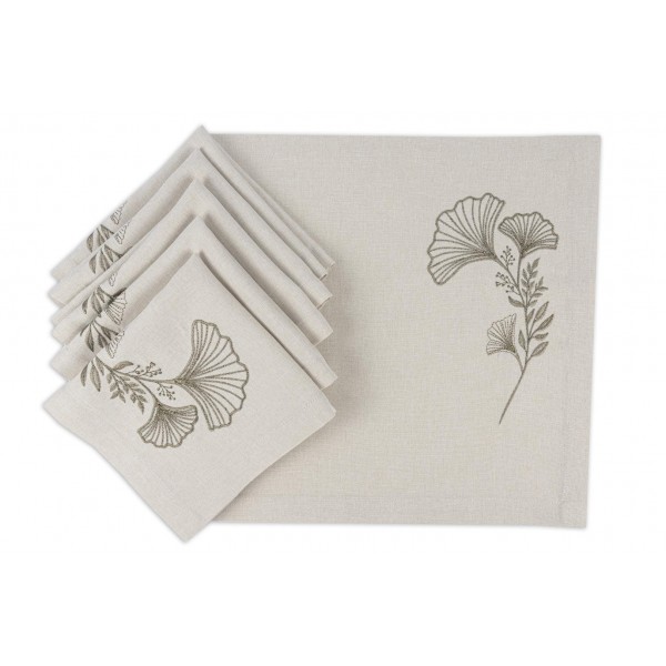 GINKO BEJ ALTIN 6'LI PECETE 40cm