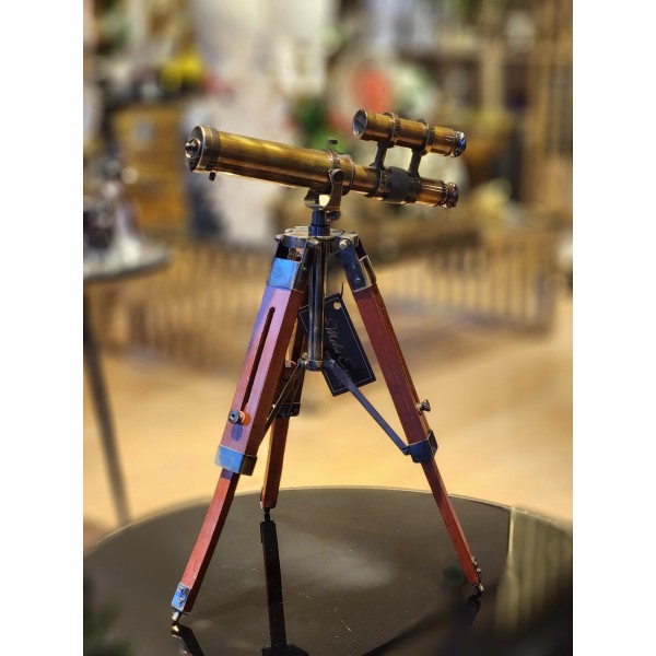 PRINC GOVDE CIFTLI DEKORATIF AHSAP TELESKOP 41cm