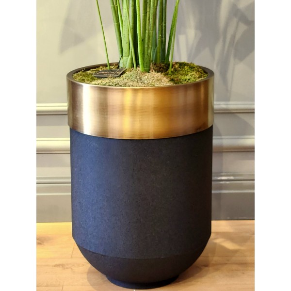 DARBUKA SAKSI SİYAH ESKITME DETAYLI 60 CM