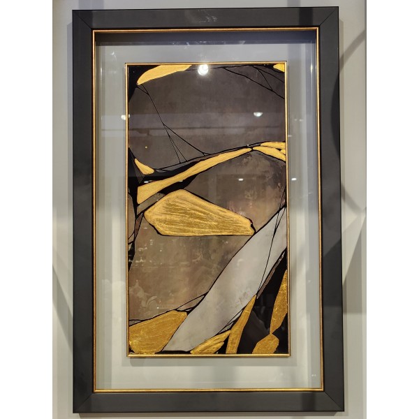 SOYUT ALTIN DETAYLI TABLO 60X40 CM